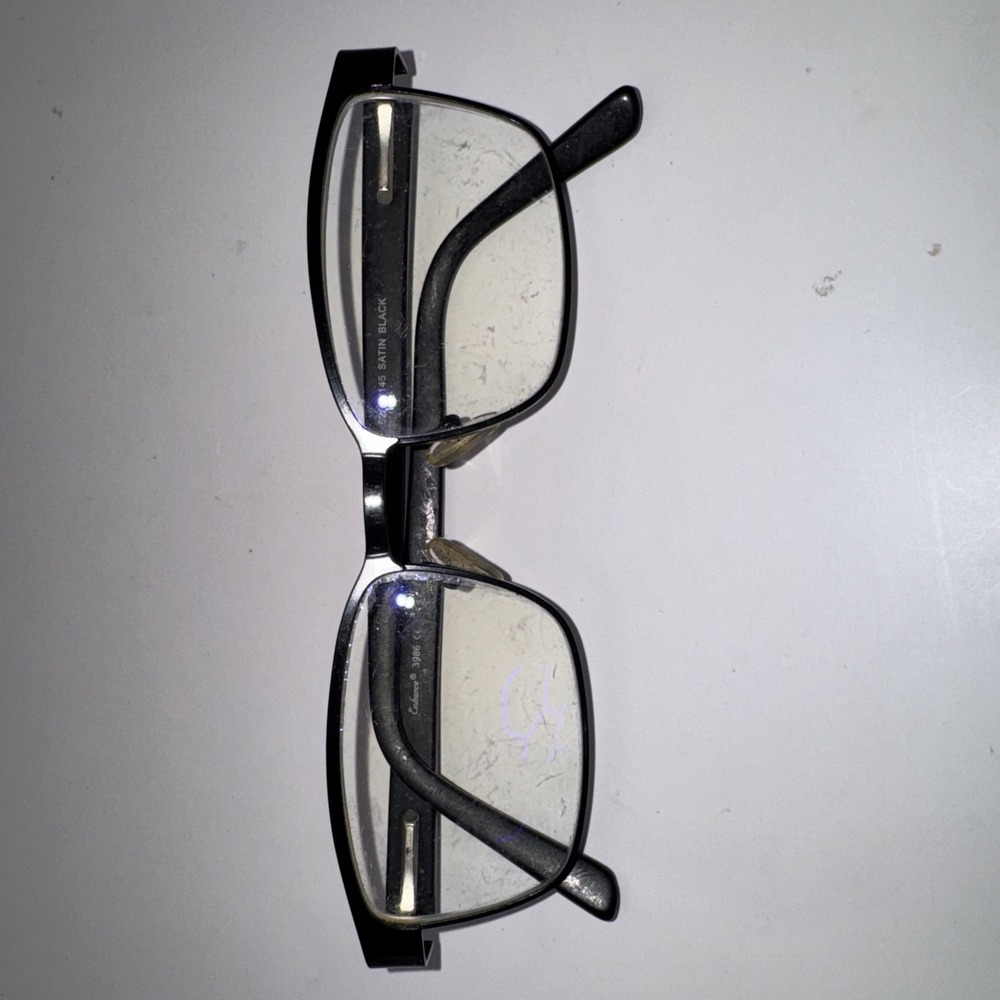 Enhance EN3986 Eyeglasses Frame Size 52-18-145 Satin Black Women's Men's‎ Frame